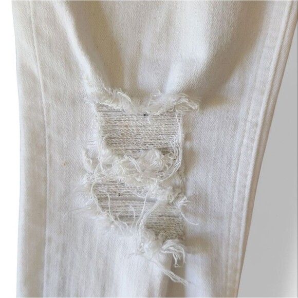 Rag & Bone Distressed White Skinny Full Length. Style - Capri 25 - Picture 8 of 9